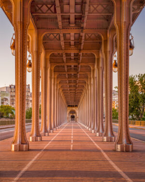 Bir Hakeim Bridge - Protected Pathway